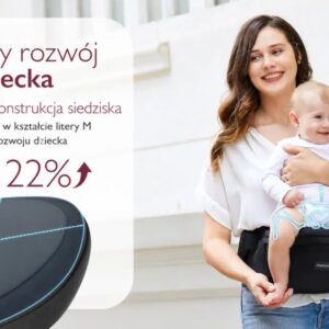Momcozy kūdikio nešynė su klubų sėdyne, juoda - Image 2