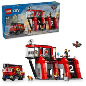 LEGO CITY 60414 GAISRINĖ SU GAISRINIU AUTOMOBILIU
