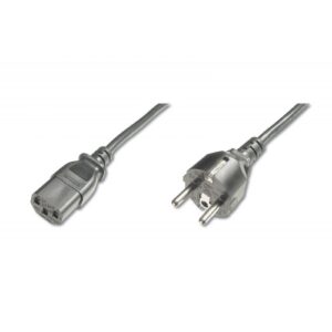 Digitus Maitinimo kabelis, CEE 7/7 (Type-F) - C13 M/F, H05VVF3G 0.75qmm, 1.2 m, Black