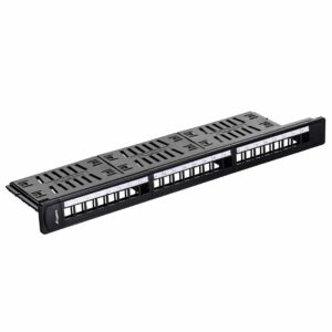 Lanberg PPKS-1124-B komutacinė panelė 1U - Image 3