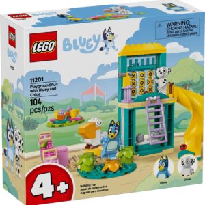LEGO BLUEY 11201 Pramogos žaidimų aikštelėje su Bluey ir Chloe