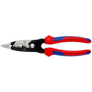 Knipex 13 72 200 ME replės kabelių izoliacijai nuimti Juoda, Mėlyna, Raudona, Nerūdijančiojo plieno - Image 3