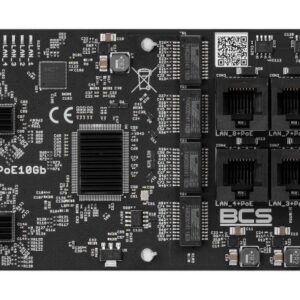 BCS BCS-XPOE10GB-II tinklo komutatorius Ne-valdomas Fast Ethernet (10/100) Maitinimas per Eternetą (PoE) Juoda