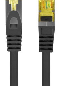 Lanberg PCF6A-10CU tinklo kabelis Juoda 0,5 m Cat6a S/FTP (S-STP) Turas - Image 2