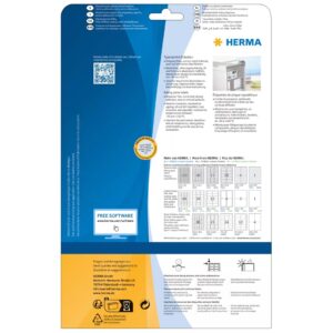 HERMA 4224 lipni etiketė Stačiakampis Ilgalaikis Sidabras 25 vnt - Image 2