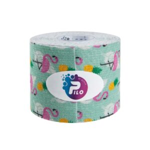 Kineziologinė juosta PILOTAPE KIDS PILO-9020/1 REHAFUND, flamingai - Image 2