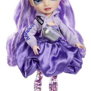 Rainbow High Sparkle & Shine Fashion Dolls- Viola (Purple) - Image 2