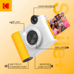 Kodak SMILE+ Momentinis fotoaparatas, 2x3'', White - Image 3