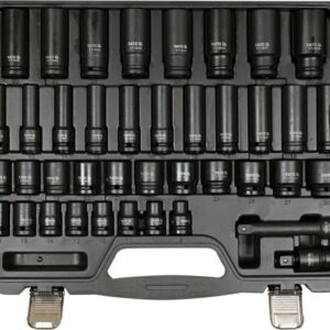 YATO SMŪGINIŲ GALVUČIŲ RINKINYS 40 vnt. 1/2" 8-30 mm
