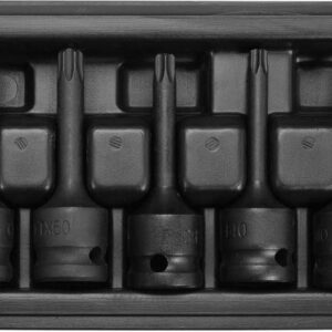 YATO SMŪGINIŲ TORX ANTGALIŲ RINKINYS 1/2"
