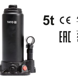 YATO HIDRAULINIS STŪMOKLINIS BUTELINIS KELTUVAS 5T 216 - 413mm