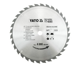 YATO DISKINIS PJŪKLO DISKAS SU KARBIDO DANTIMIS 400*32*30    6085