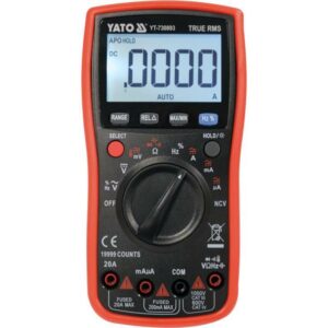 YATO SKAITMENINIS MULTIMETRAS TRUE RMS LCD 19999