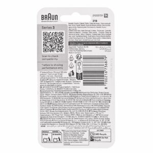 BRAUN serijos keičiamieji peiliukai, juodi - Image 3