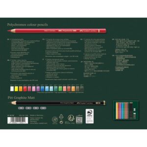 Faber-Castell Polychromos & Pitt Graphite Matt Set Multi spalvos 21 vnt - Image 2