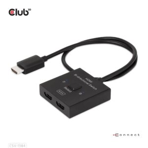 CLUB3D CSV-1384 KVM jungiklis Juoda - Image 2