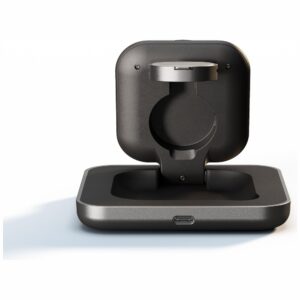 2-in-1 magnetinis indukcinis įkroviklis Zens Nightstand Charger Pro 2 + Apple Watch Qi2 15W USB-C įkroviklis - Image 4