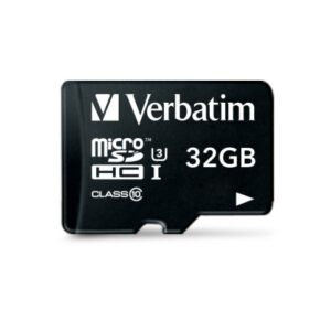 Verbatim 47041 Pro U3 Micro SDHC Atminties kortelė 32GB + microSD į SD Adapteris - Image 2