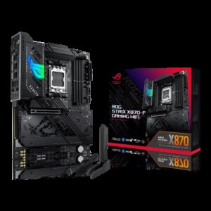 ASUS ROG STRIX X870-F GAMING WIFI Pagrindinė Plokštė | ATX, AM5, DDR5