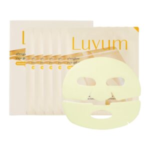 LUVUM Afterglow Yuja Gel Mask hidrogelinė veido kaukė 5 vnt. - su vitaminu C