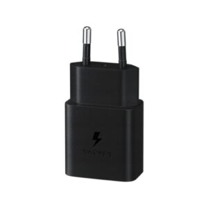 Samsung EP-T1510 15W AC Maitinimo adapteris USB-C + Kabelis USB-C, Juoda - Image 2