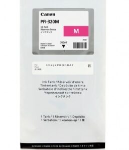 Canon PFI-320M (2892C001) Rašalinė kasetė, Purpurinė - Image 2
