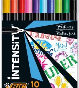 Bic Rašiklių rinkinys FineLiners Intensity Fine 0.4 mm, 10 spalvų rinkinys CEL1011727