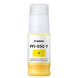 Canon PFI-050 Y (5701C001) Rašalo papildymo buteliukas, Geltona - Image 2