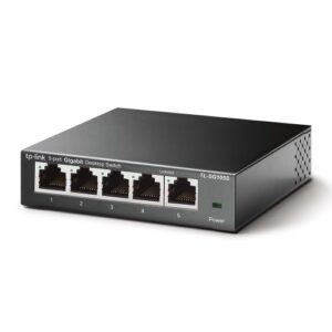 TP-Link TL-SG105S 5-Port 10/100/1000Mbps Desktop Šakotuvas - Image 2