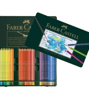 Spalvoti akvareliniai pieštukai Faber-Castell Albrecht Dürer , 60 spalvų