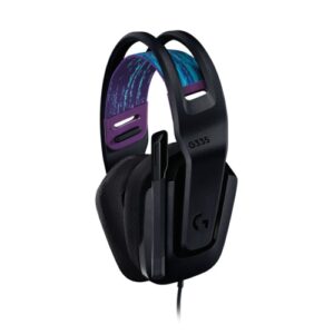Logitech G335 Laidinės žaidimų ausinės, 3.5 mm jack, Juoda - Image 3
