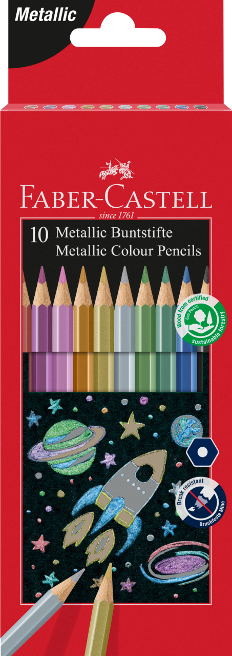 201583_Classic Colour colour pencils, cardboard wallet of 10