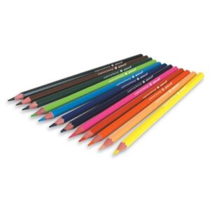 Spalvoti pieštukai Colorino Kids šešiakampiai, 12 spalvų - Image 2