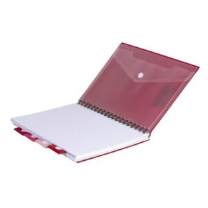 Sąsiuvinis su spirale CoolPack, A4, 200 puslapių, langeliais, Raudonos spalvos - Image 3