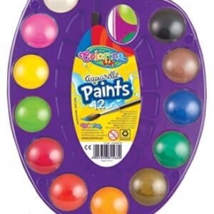 Akvarelė Colorino Kids paletėje 12 spalvų - Image 2