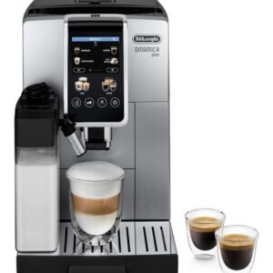 DeLonghi Dinamica Plus (ECAM380.85.SB) Kavos aparatas, Silver Black