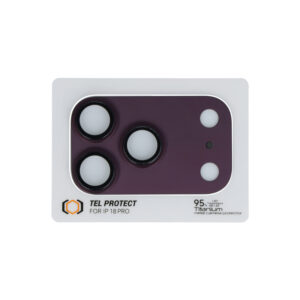 Tel Protect 95% AR+AF Full Metal apsauginis stiklas kamerai, skirtas iPhone 17 Pro Max, violetinis (kameros blokas) - Image 2