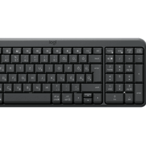 Logitech MK250 Compact Combo Belaidė klaviatūra + Pelė, Bluetooth, US Int, Graphite