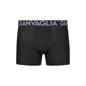 GIANVAGLIA Basic 023 vyriškos medvilninės boxer trumpikės, juodos, XXL dydis 10 vnt. - Image 5