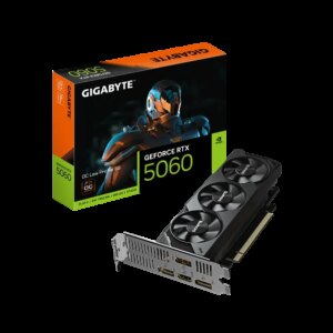 GIGABYTE GeForce RTX 5060 Low Profile GPU Vaizdo Plokštė | 8GB, GDDR7, OC Edition