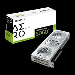 GIGABYTE GeForce RTX 5060 Ti AERO GPU Vaizdo Plokštė | 16GB, GDDR7, OC Edition