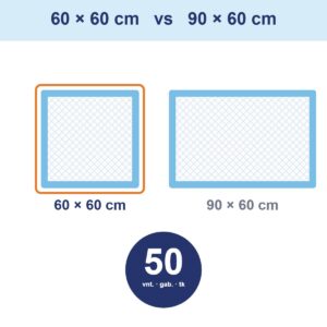 Higieniniai paklotai šunims ir katėms 60×60 cm, 50 vnt. - Image 3