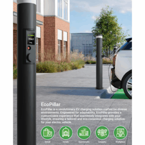 Įkrovimo stotelė EcoPillar 2x22kW su OCPP protokolu, valdymu Wi-fi - Image 3