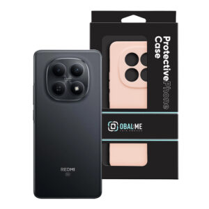 OBAL:ME blizgus dėklas, skirtas Xiaomi Redmi Note 15 4G/5G, Blush spalvos