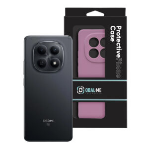 OBAL:ME blizgus dėklas, skirtas Xiaomi Redmi Note 15 4G/5G, orchidėjos spalvos