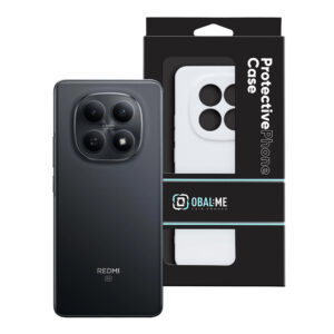 OBAL:ME blizgus dėklas, skirtas Xiaomi Redmi Note 15 4G/5G, baltas