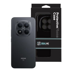 OBAL:ME blizgus dėklas, skirtas Xiaomi Redmi Note 15 Pro+ 5G, juodas