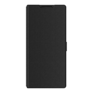 Nillkin Qin Book Prop silikoninis odinis magnetinis dėklas, skirtas Samsung Galaxy Z Fold 8 Ultra, juodas
