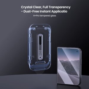 Nillkin grūdintas stiklas 0.2mm H+ PRO 2.5D, skirtas Apple iPhone Duo (su aplikatoriumi) (išorinis)