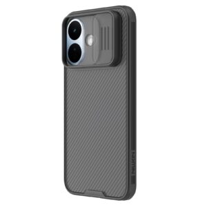 Nillkin CamShield PRO kietas dėklas, skirtas Xiaomi Redmi Note 17 Pro 5G, skaidrus juodas